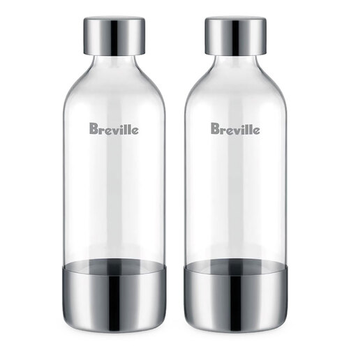 2pc Breville The InFizz Carbonating Bottle Accessory Pack 1L