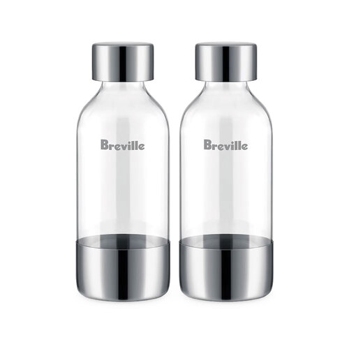 2pc Breville The InFizz Carbonating Bottle Accessory Pack 0.6L