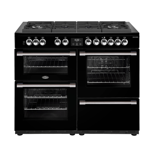 Belling 110cm Cookcentre Dual Fuel Range Cooker - Black