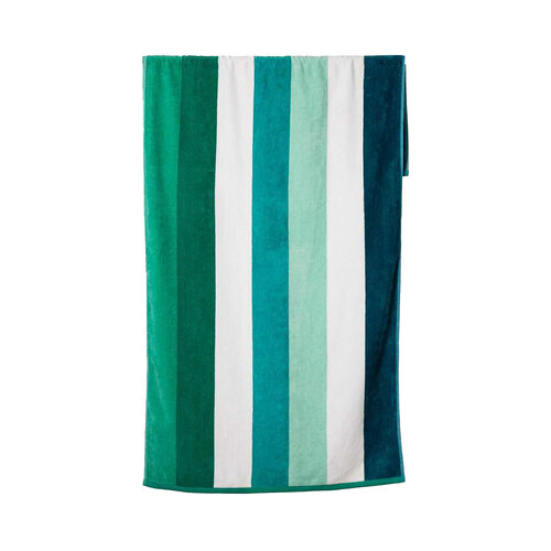 Canningvale Sorrentina Velour Beach Towel - Salento Verde