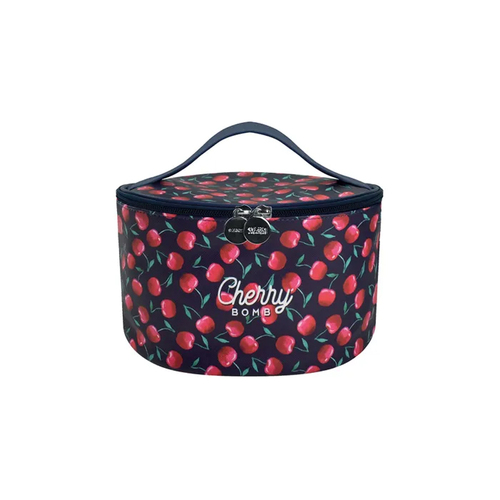 Legami Beauty Case Makeup/Toiletry Bag w/ Handle - Cherry Bomb