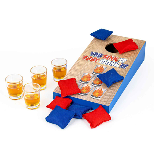 Corn Hole Drinking Game Adult Bucks/Hens Novelty Party Gift 18+