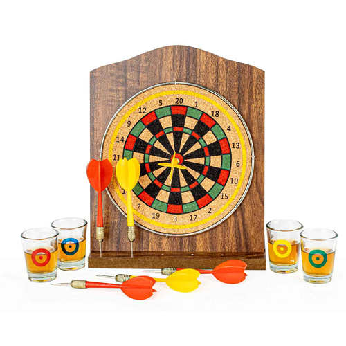 Magnetic Darts w/ 4-Shot Glasses Night Party Drinking Game