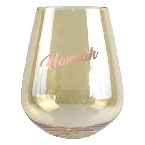 2pc Hannah Stemless 13cm/600ml Wine Glass Drinking Tumbler Set