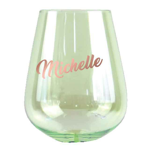 2pc Michelle Stemless 13cm/600ml Wine Glass Drinking Tumbler Set