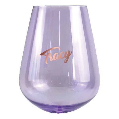 2pc Tracey Stemless 13cm/600ml Wine Glass Drinking Tumbler Set