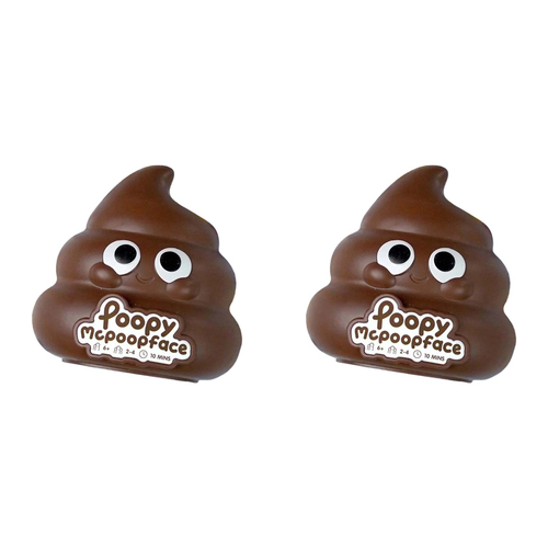 2PK Bubblegum Stuff Poopy McPoopface Tabletop Party Card Game 6y+