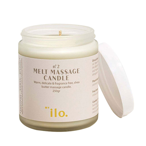 My ilo 250g Melt Massage Candle Warm Fragrance-Free