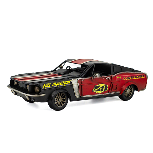 Boyle Hot Racer Metal Ornament Decor Black/Red 32cm