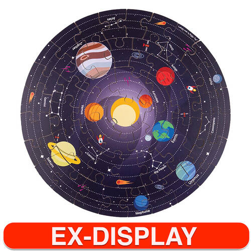 50pc Bigjigs Toys 39cm Solar System Kids/Children Floor Puzzle 2y+