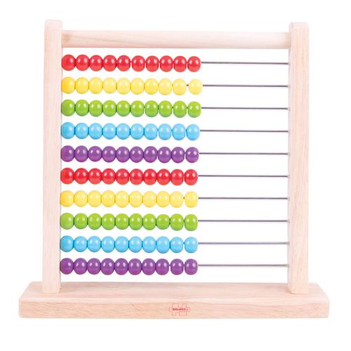 Bigjigs Toys Wooden Abacus Kids Educational Toy 18m+