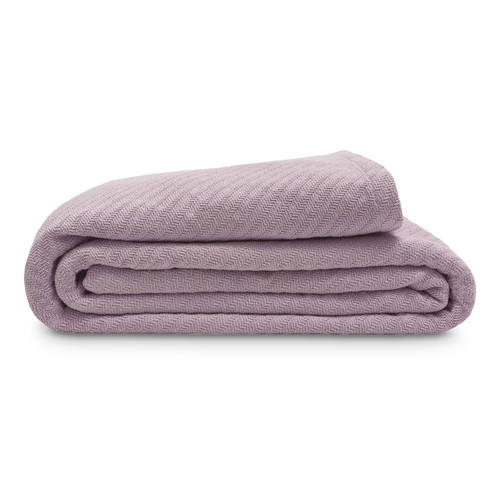 Ardor King Size Surry Cotton Blanket Home Bedding - Lilac