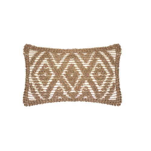 Bambury Home Decor Decorative Emmeline Rectangle Cushion Fawn