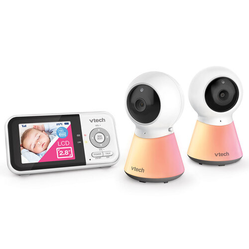 VTech BM3350N 2-Camera 7cm Full Colour Baby Monitor Home Security