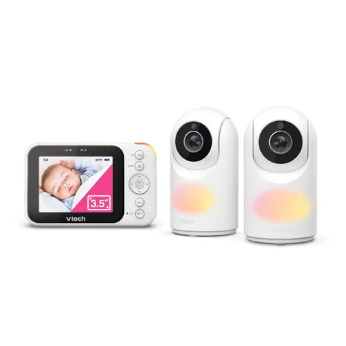 VTech 2-Camera Pan & Tilt Video & Audio Baby Monitor