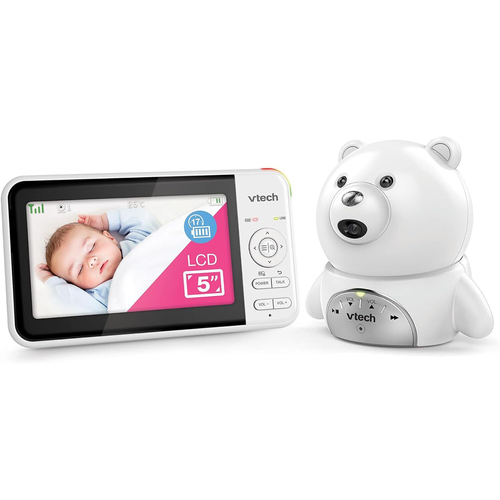 VTech Full Colour Baby/New Born Video & Audio Monitor - White