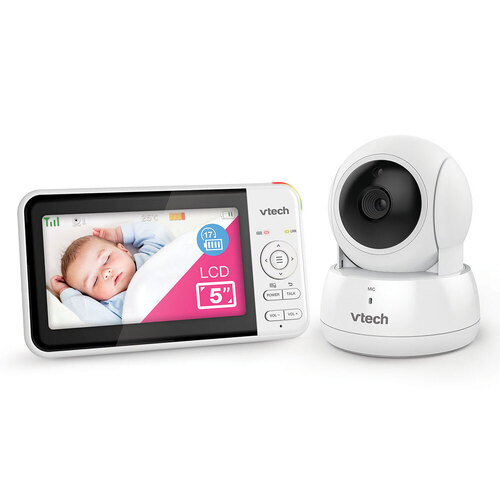 VTech BM5550AU Pan & Tilt 13cm Full Colour Video & Audio Baby Monitor