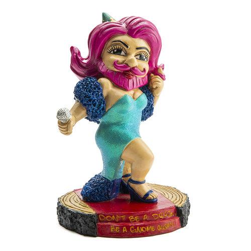 BigMouth Drag Queen Gnome Ornament/Statue Garden Decor