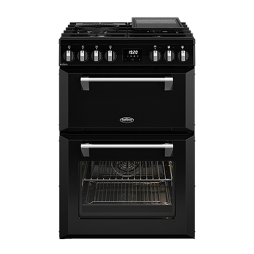 Belling Mini Richmond 60cm/123L Dual Fuel Range Cooker - Black