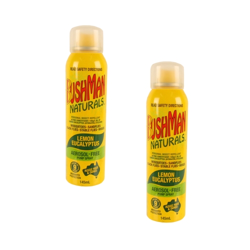 2PK Bushman Bushman Naturals Insect Repellent Camping Outdoors 145Ml