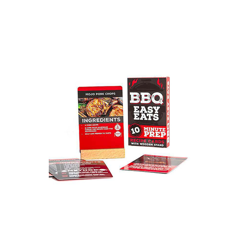 Boxer Gifts Easy Eats BBQ Recipe Cards Home/Kitchen Cooking