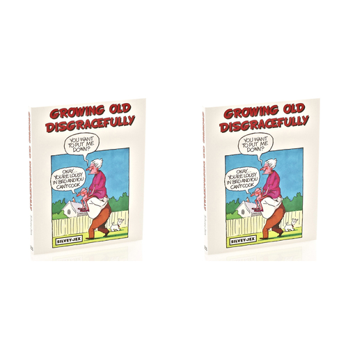 2PK Boxer Gifts Growing Old Disgracefully Fiction Comic Book