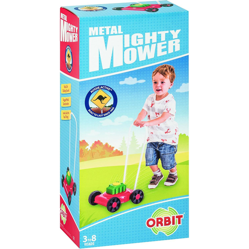 Orbit Metal Mighty Mower Kids/Childrens Pretend Play Toy 3+