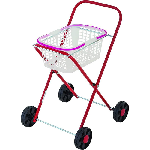 Orbit Metal Clothes Trolley & Basket Kids/Childrens Pretend Play Toy 3+