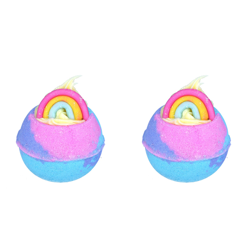 2PK Bomb Cosmetics Rainbow Vibes Bath Bomb Blaster Body Fragrance