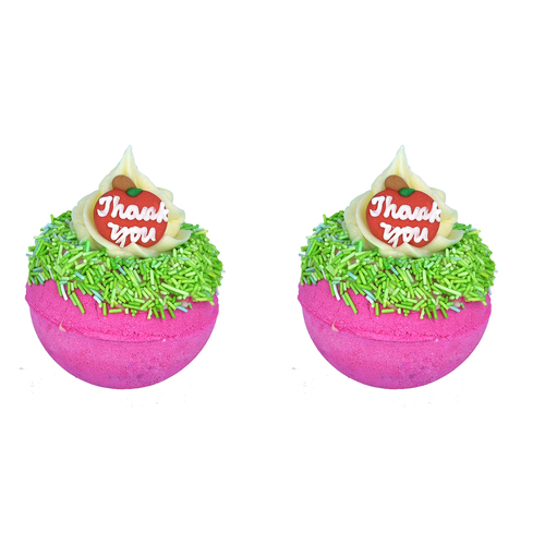 2PK Bomb Cosmetics Thank you Bath Bomb Blaster Cherry & Apple Fragrance