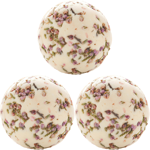 3PK Bomb Cosmetics Jasmine & Cotton Bath Bomb Creamer Body Fragrance