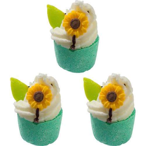 3PK Bomb Cosmetics Sunflower Fields Bath Bomb Mallow Body Fragrance