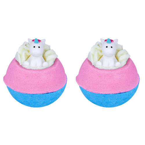 2PK Bomb Cosmetics Born to Be a Unicorn Bath Bomb Blaster w/ Toy