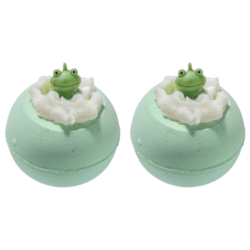 2PK Bomb Cosmetics It's Not Easy Being Green Bath Bomb Blaster w/ Toy