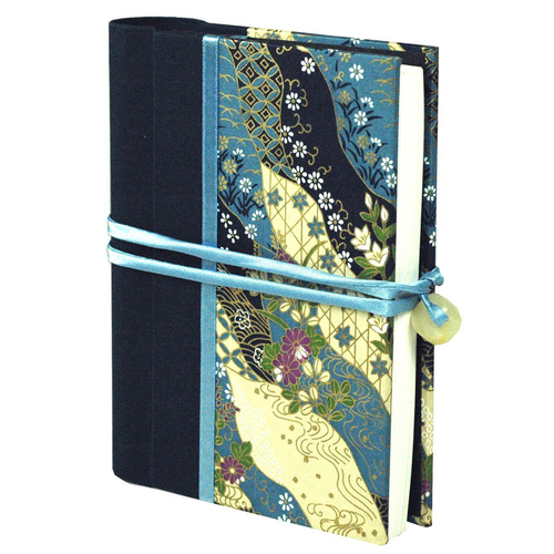 Lantern Studios Japanese A6 Journal/Notebook Hardcover Indigo Wave