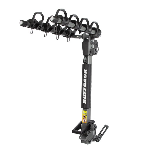 Buzzrack Buffalo 4 Tow Ball Mount 4-Bike Dual Arm Rack - Black