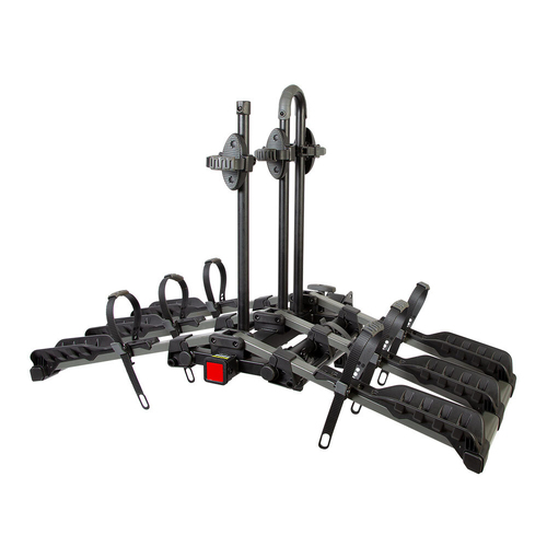 Buzzrack Eazzy H3 Hitch Mount 3-Bike Platform Rack - Black