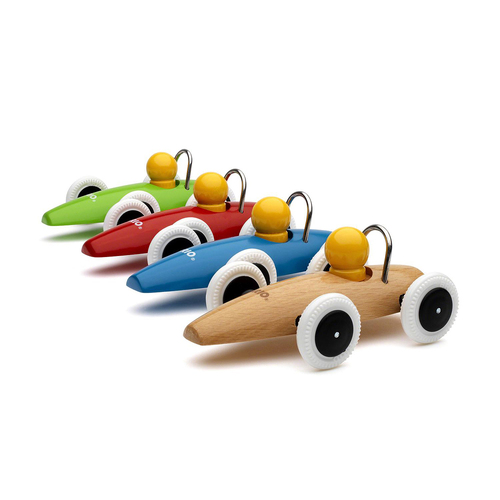 Brio - Wooden Childrens Race Car Play Toy Assorted 12M+