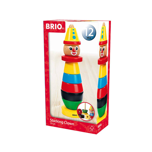 9pc Brio Stacking Clown Kids/Childrens Play Toy 12M+