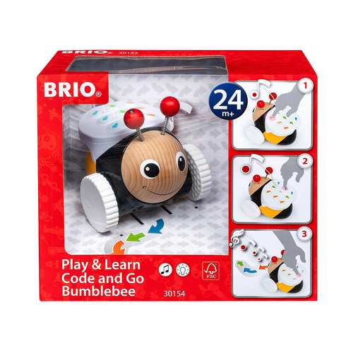 Brio Code and Go Bumblebee Kids/Childrens Play Toy 12M+