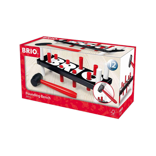 Brio Pounding Bench Kids/Childrens Play Toy Playset 12M+