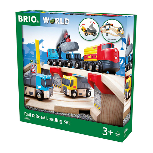 32pc Brio Rail & Road Loading Set Kids/Childrens Play Toy 3y+