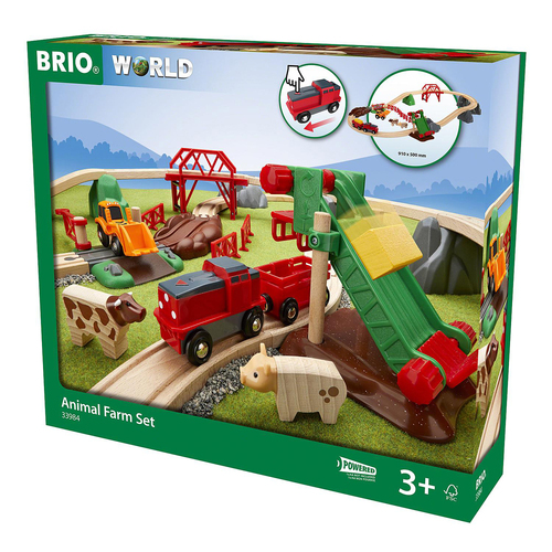 30pc Brio Animal Farm Set Kids/Childrens Play Toy 3y+