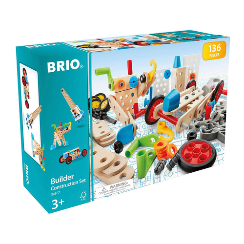 136pc Brio Builder - Construction Kids/Childrens Toy Set 3Y+