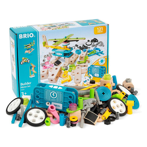 121pc Brio Builder - Motor Kids/Childrens Toy Set 3Y+