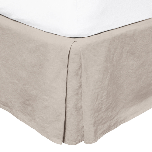 Bambury Home Living Qb Linen Valance Pebble Cotton Woven 152cm x 203cm