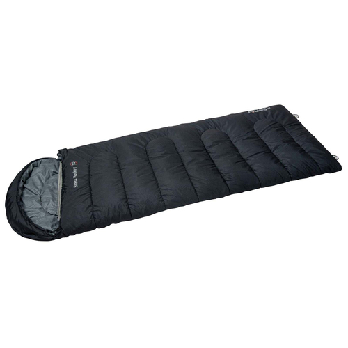 Quest Outdoors Polyester Brass Monkey -6 Deg Sleeping Bag - Black