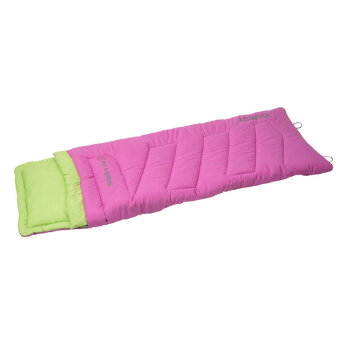 Quest Outdoors Kids Ridgeline 0 Deg Sleeping Bag - Pink