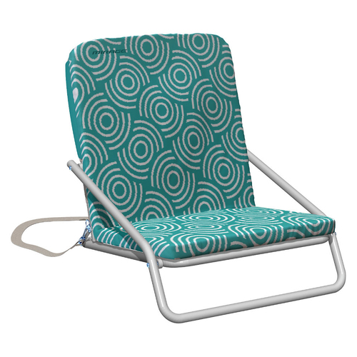 Mirage Beach Foldable Relaxing Durable Chair Aqua