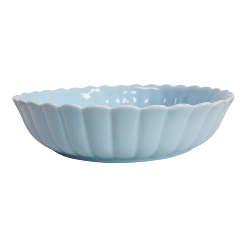 LVD Belle Powder 25.5cm Ceramic Serve Bowl Round - Blue